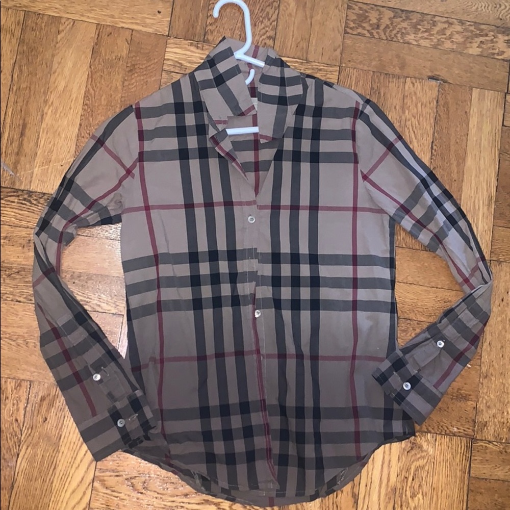 Burberry button down women’s